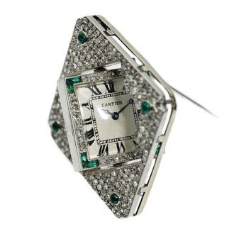 French Art Deco pendant with an integrated watch Circa 1915