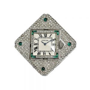 French Art Deco pendant with an integrated watch Circa 1915