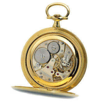 Swiss gold and light blue translucent enamel watch Circa 1910