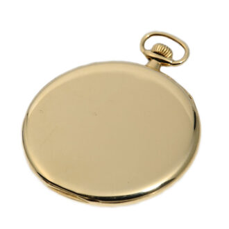 Elegant Swiss 18k gold keyless dress watch Circa 1924