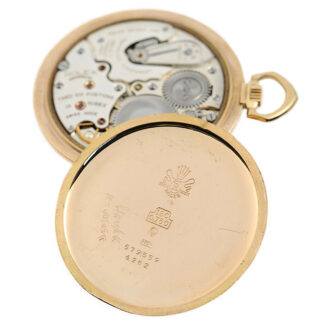 Swiss extremely rare gold world time pocket watch Circa 1947 Swiss extremely rare gold world time pocket watch Circa 1947