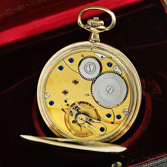 German gold hunting cased watch in original box Circa 1937 German gold hunting cased watch in original box Circa 1937