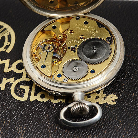 German pocket watch in a silver case with box Circa 1946 German pocket watch in a silver case with box Circa 1946