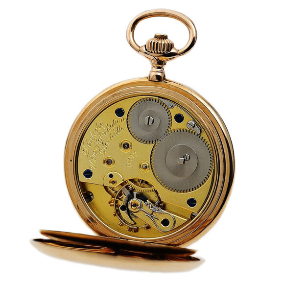 German gold hunting cased watch with original box Circa 1910 German gold hunting cased watch with original box Circa 1910