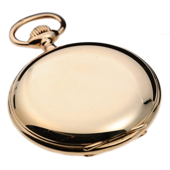 German gold hunting cased watch with original box Circa 1910 German gold hunting cased watch with original box Circa 1910