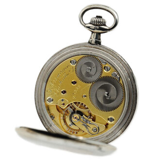 Fine German silver Glashütte hunting cased pocket watch Circa 1900