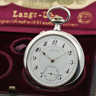 German silver pocket watch manufactured in quality 1A Circa 1909