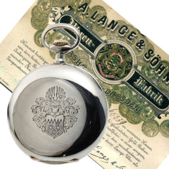 German silver pocket watch manufactured in quality 1A Circa 1909