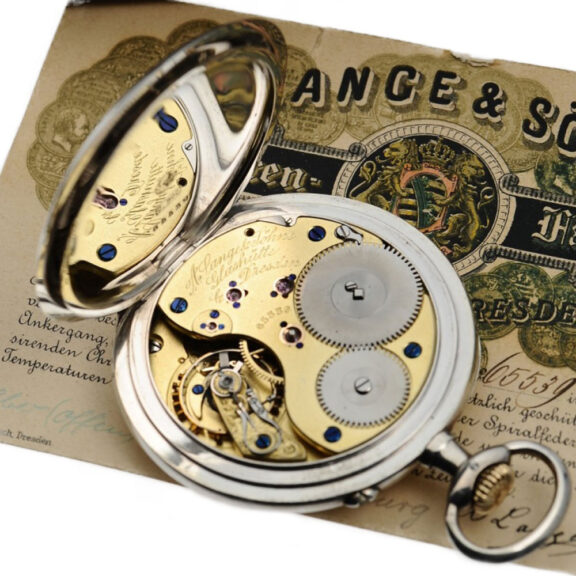 German silver pocket watch manufactured in quality 1A Circa 1909 German silver pocket watch manufactured in quality 1A Circa 1909