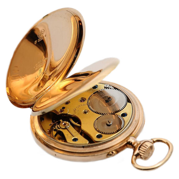 German 14k pink gold Glashütte pocket watch Circa 1900 German 14k pink gold Glashütte pocket watch Circa 1900