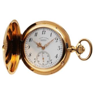 German gold pocket watch manufactured in quality 1A Circa 1901