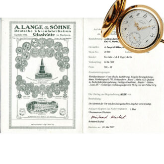 German gold pocket watch manufactured in quality 1A Circa 1905