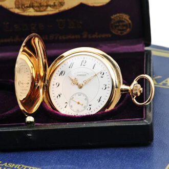 German gold pocket watch manufactured in quality 1A Circa 1905