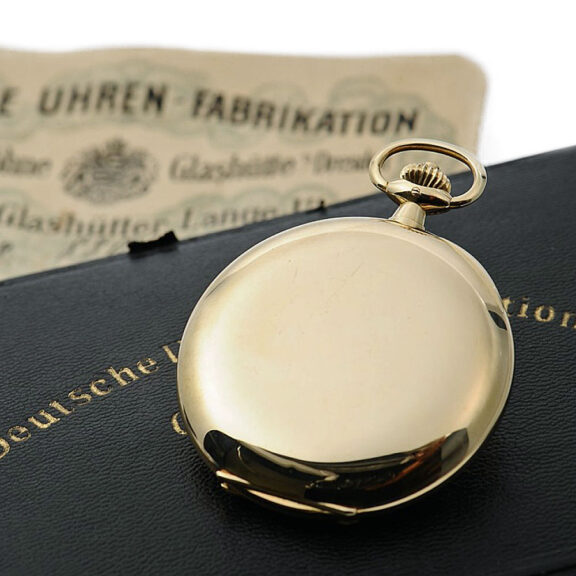 German 14 Carat gold Glashütte pocket watch Circa 1926 German 14 Carat gold Glashütte pocket watch Circa 1926