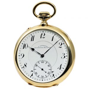 German gold pocket watch manufactured in quality 1A Circa 1910
