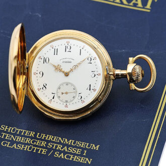 German gold Glashütte Ankerchronometer Circa 1885 German gold Glashütte Ankerchronometer Circa 1885