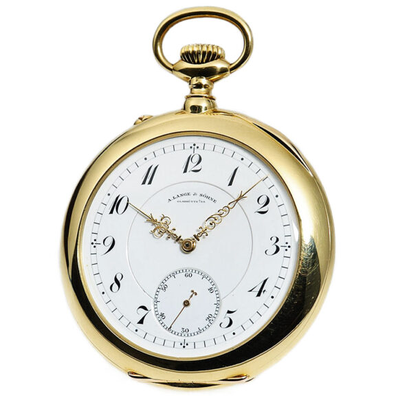 Heavy German 18k gold Glashütte chronometer Circa 1922