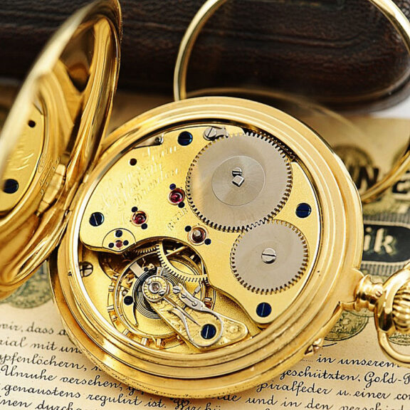 Heavy German 18k gold Glashütte chronometer Circa 1922 Heavy German 18k gold Glashütte chronometer Circa 1922