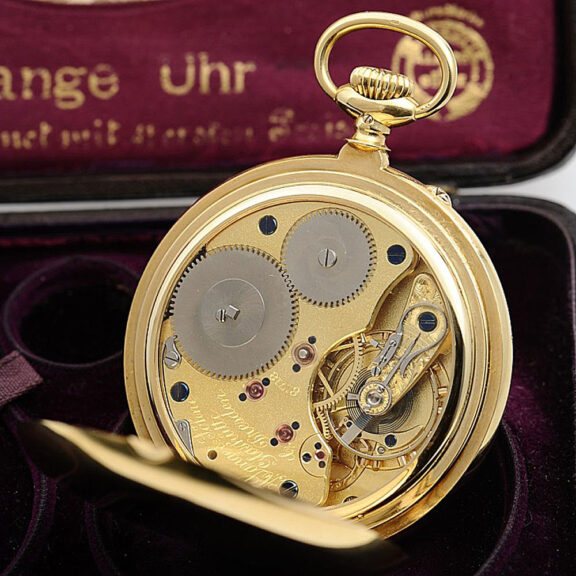 Heavy German 18k gold Glashütte chronometer Circa 1922 Heavy German 18k gold Glashütte chronometer Circa 1922