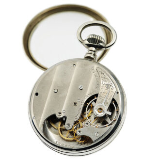 Rare Swiss silver gentleman's pocket watch Circa 1894