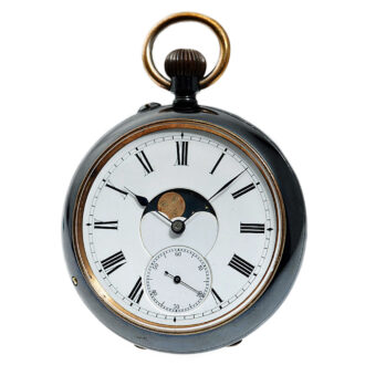 Swiss double-sided decorative calendar watch Circa 1898