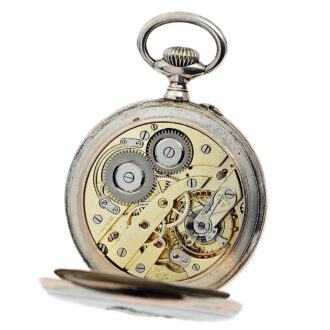Very fine Swiss rose gold-plated and silver lever watch Circa 1904
