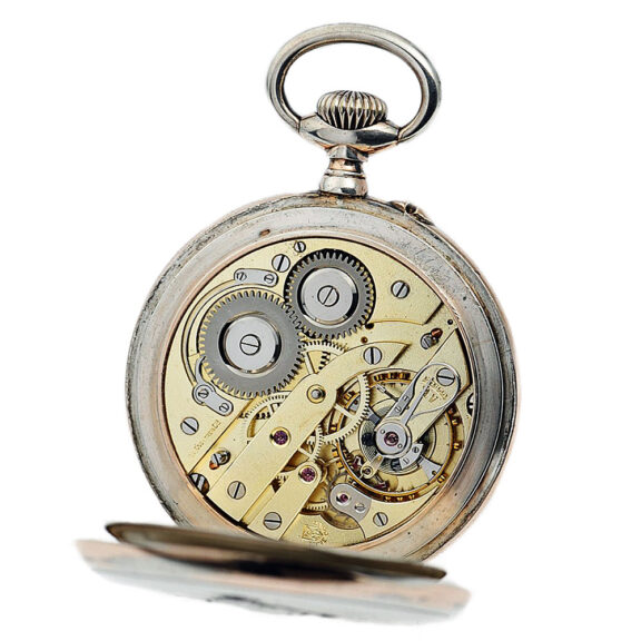 Very fine Swiss rose gold-plated and silver lever watch Circa 1904 Very fine Swiss rose gold-plated and silver lever watch Circa 1904