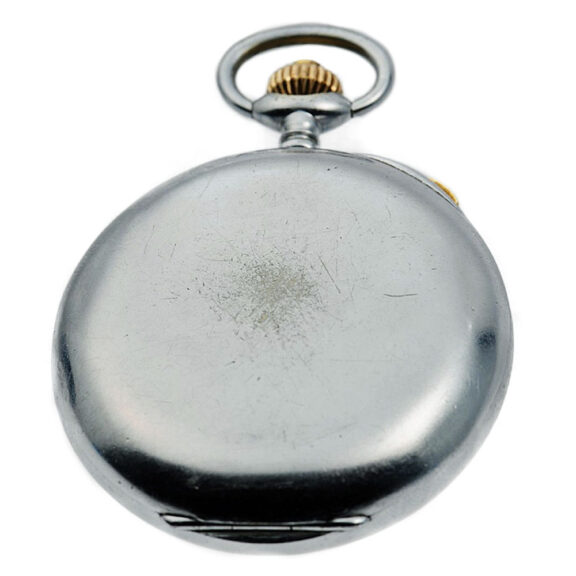 Swiss pocket watch with split-seconds chronograph Circa 1928 Swiss pocket watch with split-seconds chronograph Circa 1928
