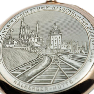 Swiss decorative IWC hand-engraved pocket watch Circa 1911