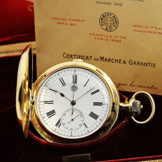 Swiss 18k yellow gold minute repeating watch Circa 1890 Swiss 18k yellow gold minute repeating watch Circa 1890