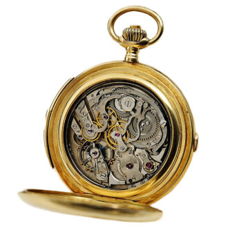 Swiss 18k yellow gold minute repeating watch Circa 1890 Swiss 18k yellow gold minute repeating watch Circa 1890