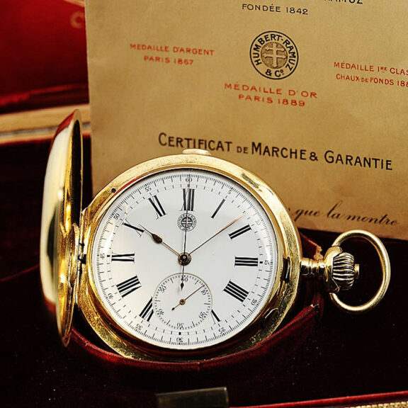 Swiss 18k yellow gold minute repeating watch Circa 1890 Swiss 18k yellow gold minute repeating watch Circa 1890
