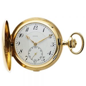 Swiss minute repeater with Grande Sonnerie Circa 1900