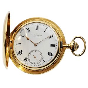 Swiss heavy gold full hunting lever pocket watch Circa 1915