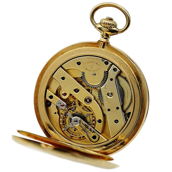 Swiss heavy gold full hunting lever pocket watch Circa 1915 Swiss heavy gold full hunting lever pocket watch Circa 1915