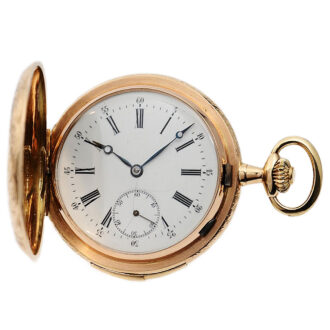 Swiss repeater with concealed erotic automaton Circa 1890