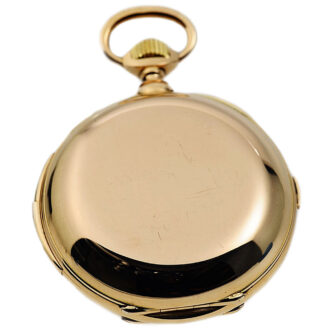 Swiss astronomic repeating watch with chronograph Circa 1890