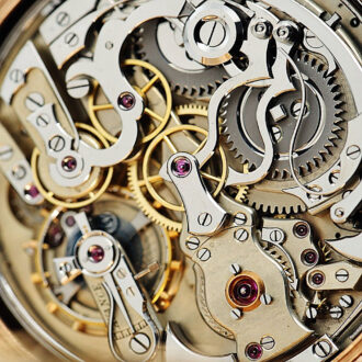 Swiss astronomic repeating watch with chronograph Circa 1890