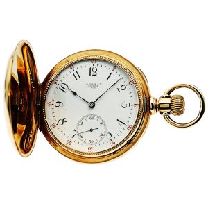 Swiss gold pocket watch for the American market Circa 1905