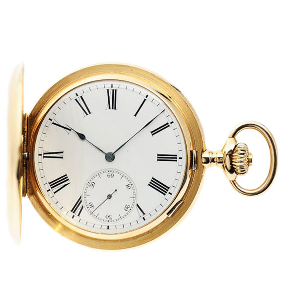 Swiss large gentleman's hunting cased dress watch Circa 1900 Swiss large gentleman's hunting cased dress watch Circa 1900