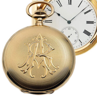 Swiss large gentleman's hunting cased dress watch Circa 1900
