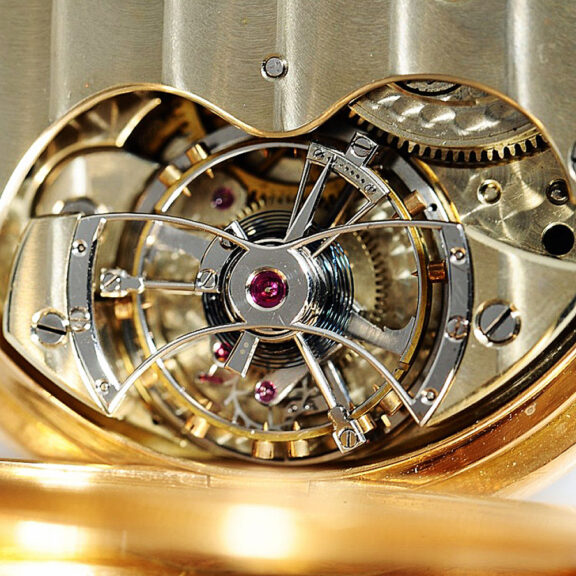 Swiss pink gold Pellaton’s one-minute Tourbillon Circa 1895 Swiss pink gold Pellaton’s one-minute Tourbillon Circa 1895
