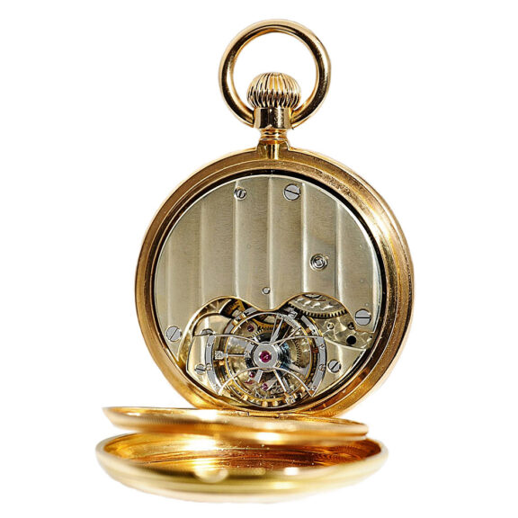 Swiss pink gold Pellaton’s one-minute Tourbillon Circa 1895 Swiss pink gold Pellaton’s one-minute Tourbillon Circa 1895