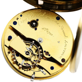 English chronometer with spring detent escapement Circa 1856