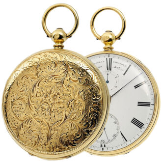 English chronometer with spring detent escapement Circa 1856