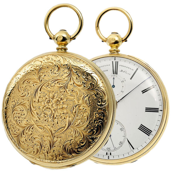 English chronometer with spring detent escapement Circa 1856
