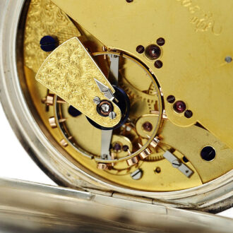 English chronometer with duo-in-uno hairspring Circa 1879