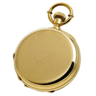 Swiss gold hunting cased detent chronometer Circa 1875