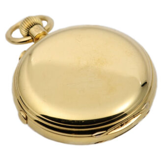 English pocket watch with split-seconds chronograph Circa 1897