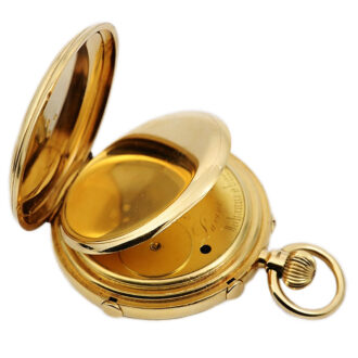 English pocket watch with split-seconds chronograph Circa 1897